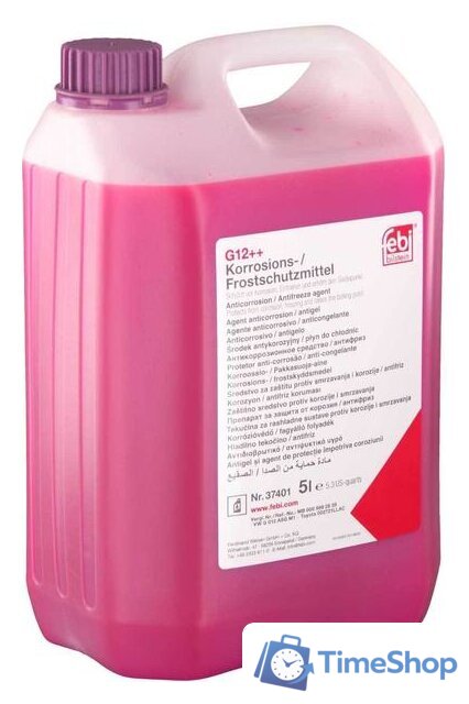 Антифриз Febi bilstein G12++ 37401 5л - Изображение №1 — Интернет-магазин Time-Shop