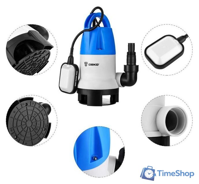 Дренажный насос Deko DWP-750P - Изображение №3 — Интернет-магазин Time-Shop