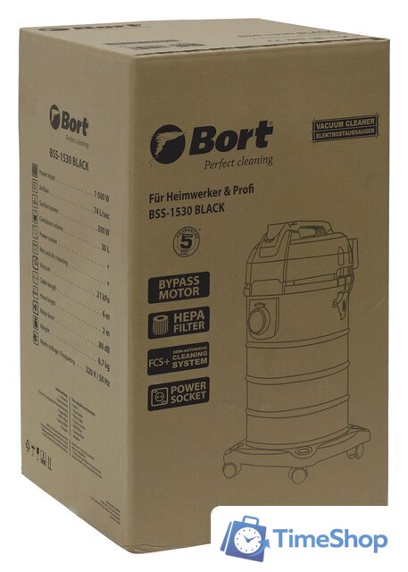 Пылесос Bort BSS-1530 Black - Изображение №15 — Интернет-магазин Time-Shop