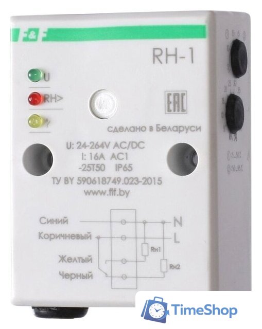 Реле контроля фаз Евроавтоматика F&F Влажность RH-1 EA07.003.001 - Изображение №1 — Интернет-магазин Time-Shop