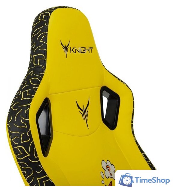 Игровое (геймерское) кресло Knight Craft Dragon (желтый экокожа) - Изображение №15 — Интернет-магазин Time-Shop