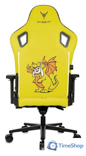 Игровое (геймерское) кресло Knight Craft Dragon (желтый экокожа) - Изображение №11 — Интернет-магазин Time-Shop