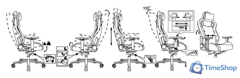 Игровое (геймерское) кресло Knight Craft Dragon (желтый экокожа) - Изображение №27 — Интернет-магазин Time-Shop