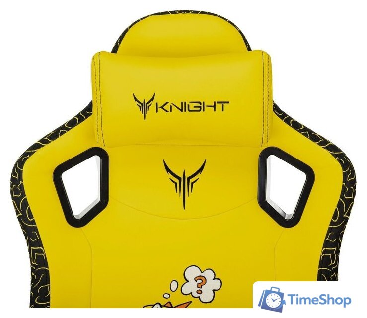 Игровое (геймерское) кресло Knight Craft Dragon (желтый экокожа) - Изображение №13 — Интернет-магазин Time-Shop