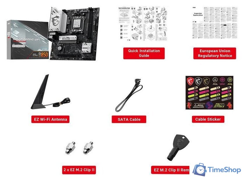 Материнская плата MSI B850M Gaming WiFi - Изображение №6 — Интернет-магазин Time-Shop