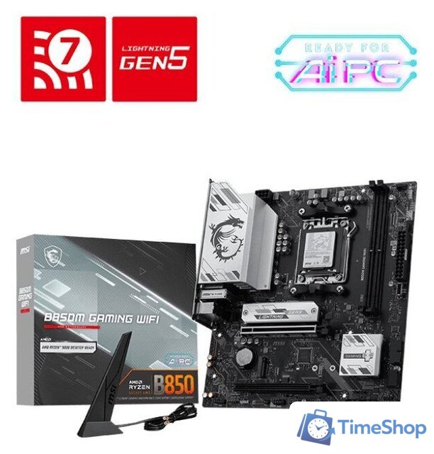 Материнская плата MSI B850M Gaming WiFi - Изображение №5 — Интернет-магазин Time-Shop