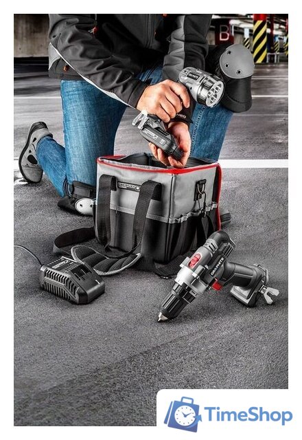  GRAPHITE 58G016 (шуруповерт, фонарь, 1 АКБ, сумка) - Изображение №5 — Интернет-магазин Time-Shop