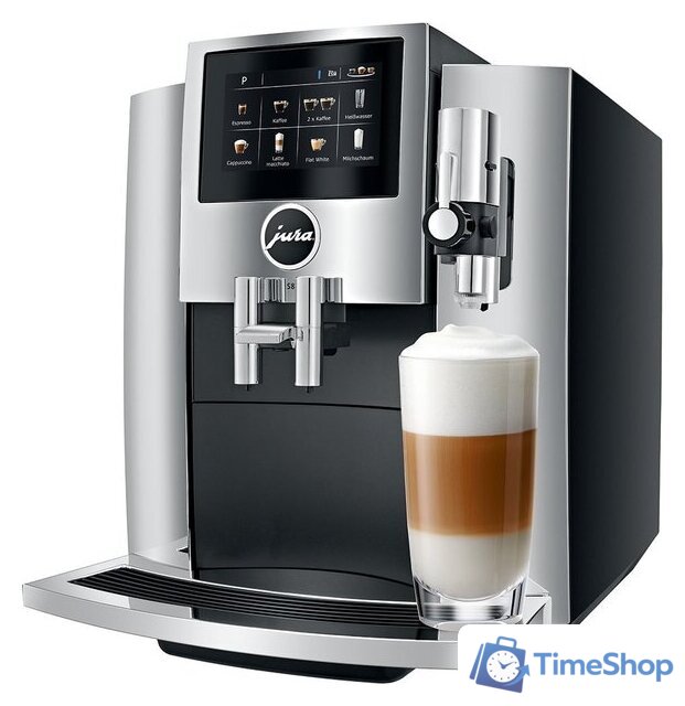Кофемашина JURA S8 Chrome 15380 - Изображение №1 — Интернет-магазин Time-Shop