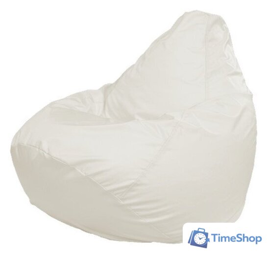 Кресло-мешок Flagman Груша Мега Г3.1-00 (белый) - Изображение №1 — Интернет-магазин Time-Shop