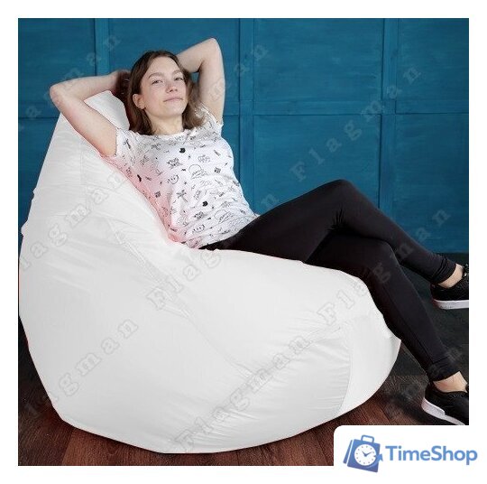 Кресло-мешок Flagman Груша Мега Г3.1-00 (белый) - Изображение №11 — Интернет-магазин Time-Shop