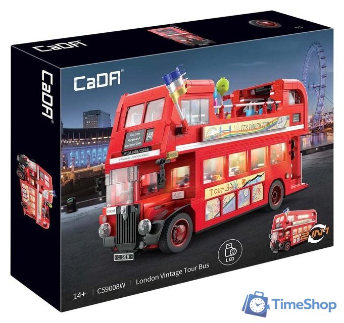 Конструктор CaDa London Vintage Tour Bus C59008W - Изображение №1 — Интернет-магазин Time-Shop