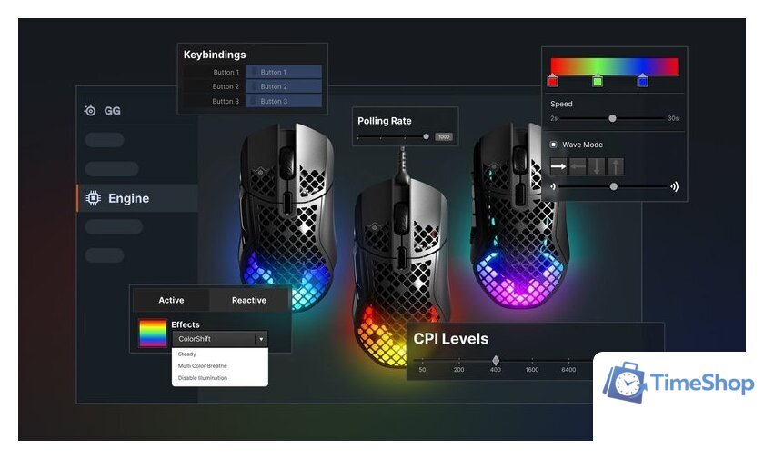 Игровая мышь SteelSeries Aerox 5 Wireless - Изображение №14 — Интернет-магазин Time-Shop