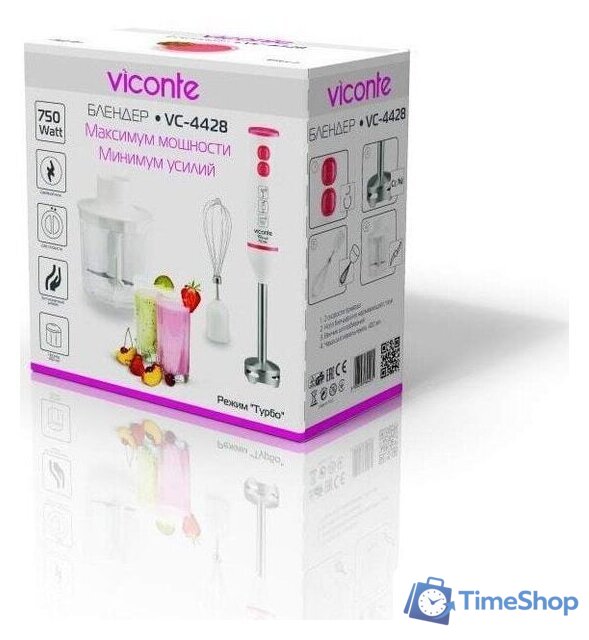 Погружной блендер Viconte VC-4428 - Изображение №2 — Интернет-магазин Time-Shop
