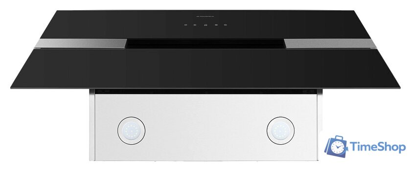 Кухонная вытяжка MAUNFELD Mersey 90 (нержавеющая сталь\черное стекло) - Изображение №2 — Интернет-магазин Time-Shop