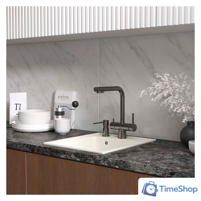 Кухонная мойка Reflexion Quadra RF0243WH - Изображение №2 — Интернет-магазин Time-Shop