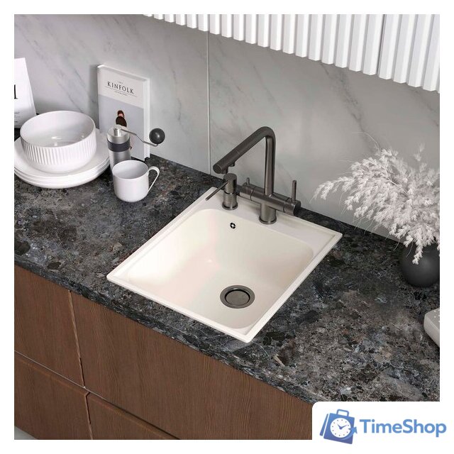 Кухонная мойка Reflexion Quadra RF0243WH - Изображение №1 — Интернет-магазин Time-Shop