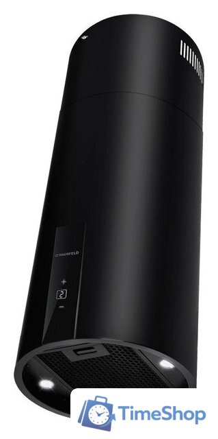 Кухонная вытяжка MAUNFELD Lee Light Isla 35 Sensor (черный) - Изображение №1 — Интернет-магазин Time-Shop