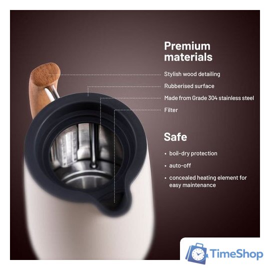 Электрический чайник Lauben 17CR - Изображение №9 — Интернет-магазин Time-Shop