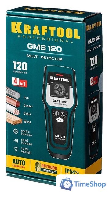 Детектор скрытой проводки KRAFTOOL GMS 120 45298 - Изображение №10 — Интернет-магазин Time-Shop