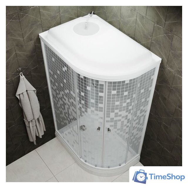 Душевая кабина Triton Коралл А3 120x80 L (мозаика) - Изображение №5 — Интернет-магазин Time-Shop