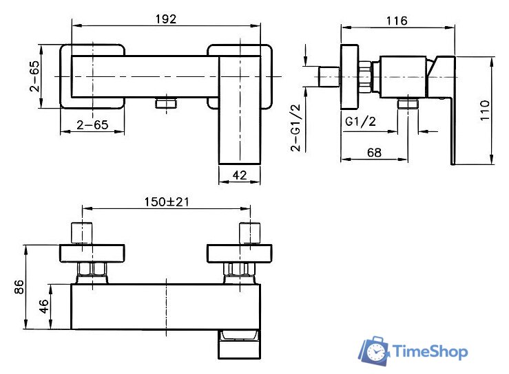 Смеситель Ahti Kotka KO305000 - Изображение №2 — Интернет-магазин Time-Shop