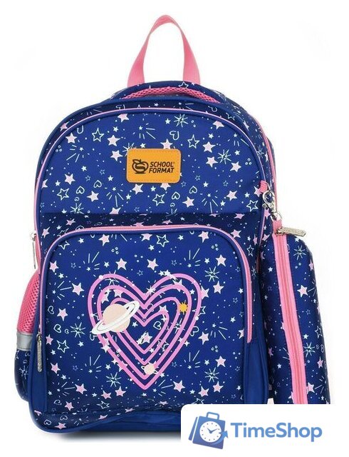 Школьный рюкзак Schoolformat Soft 2 + Heatrs And Stars РЮКМ2П-ХНС - Изображение №1 — Интернет-магазин Time-Shop
