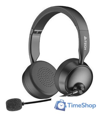 Офисная гарнитура A4Tech BH235 (черный) - Изображение №1 — Интернет-магазин Time-Shop