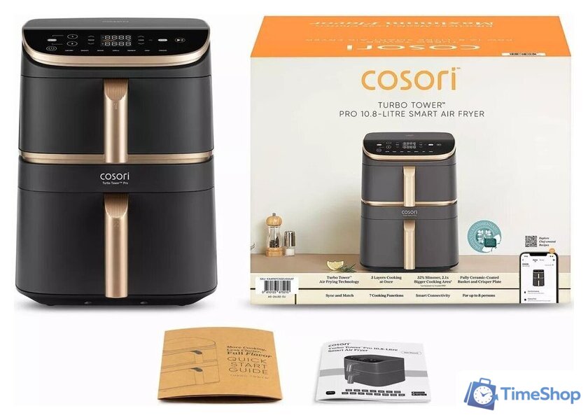 Аэрогриль (аэрофритюрница) Cosori CAF-DC123S-DEUR - Изображение №9 — Интернет-магазин Time-Shop