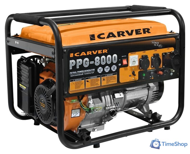 Бензиновый генератор Carver PPG-8000 - Изображение №1 — Интернет-магазин Time-Shop