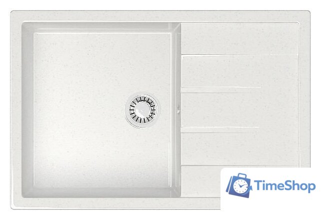 Кухонная мойка MARRBAXX Карельский камень модель 161/G31 (белый) - Изображение №1 — Интернет-магазин Time-Shop