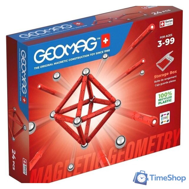Магнитный конструктор Geomag Классик геометрия GM281 - Изображение №1 — Интернет-магазин Time-Shop