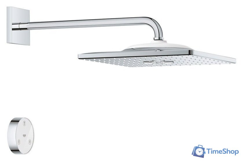 Верхний душ Grohe Rainshower Smartconnect 310 Cube 26642000 - Изображение №1 — Интернет-магазин Time-Shop