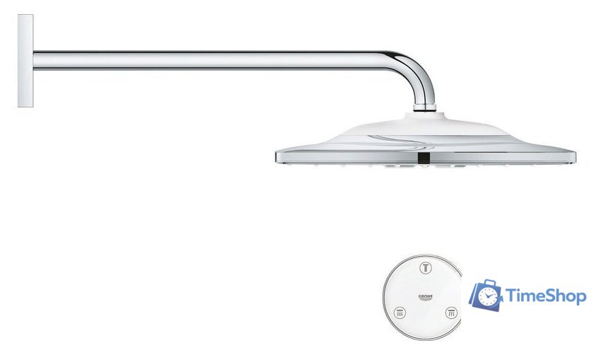 Верхний душ Grohe Rainshower Smartconnect 310 Cube 26642000 - Изображение №3 — Интернет-магазин Time-Shop