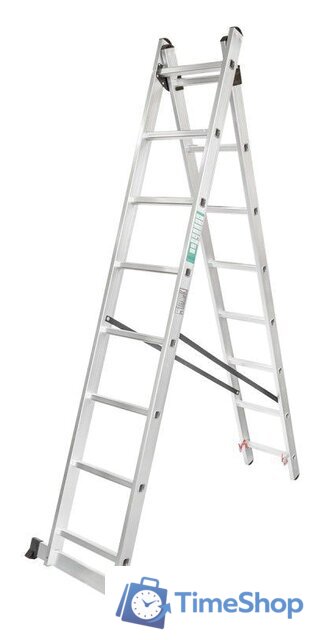 Лестница-стремянка ForceKraft BL-E209 (2x9 ступеней) - Изображение №1 — Интернет-магазин Time-Shop