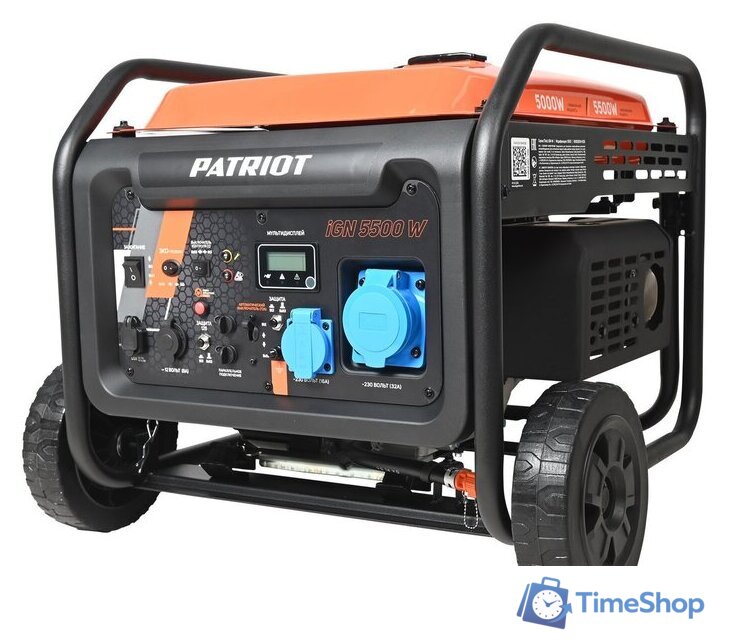 Бензиновый генератор Patriot iGN 5500W - Изображение №1 — Интернет-магазин Time-Shop