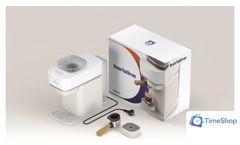 Рожковая кофеварка Philips Baristina BAR302/20 - Изображение №3 — Интернет-магазин Time-Shop