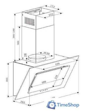 Кухонная вытяжка Making Oasis Everywhere ND-60W - Изображение №6 — Интернет-магазин Time-Shop