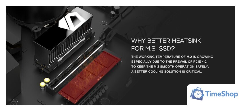Радиатор для SSD ID-Cooling Zero M15 - Изображение №7 — Интернет-магазин Time-Shop