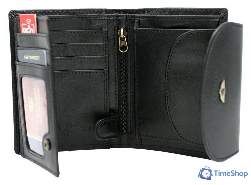 Кошелек Peterson PTN 405-BO-8052 (черный) - Изображение №2 — Интернет-магазин Time-Shop
