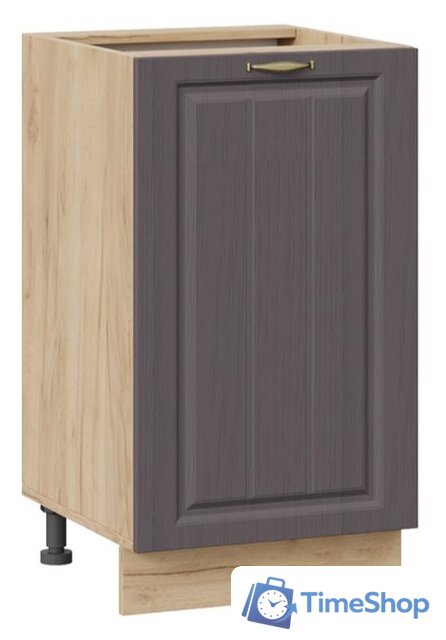 Шкаф напольный Трия Лина 1Н45 (дуб крафт золотой/графит) - Изображение №1 — Интернет-магазин Time-Shop