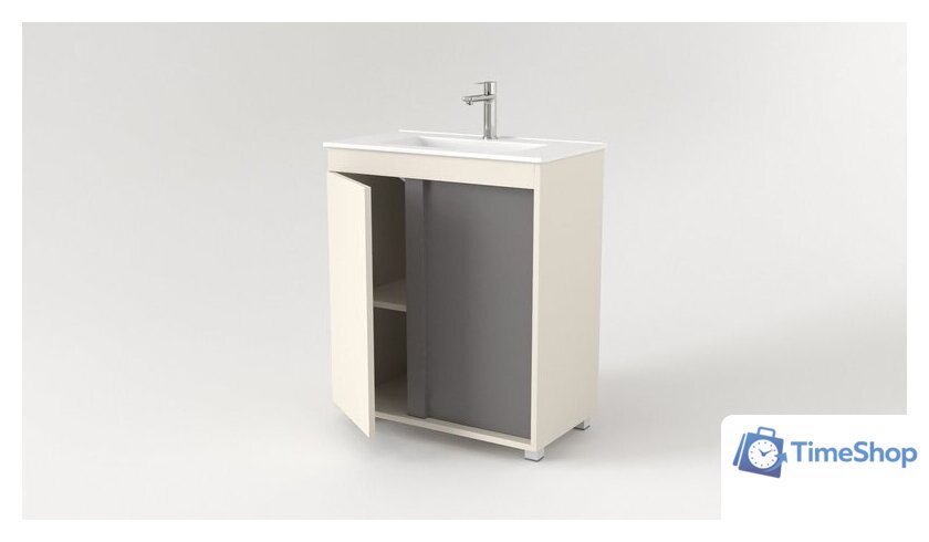  Дабер Тумба под умывальник 013 WeltWasser Deilbach 7517-70 Т13.7W.0.19 (бежевый/серый) - Изображение №2 — Интернет-магазин Time-Shop