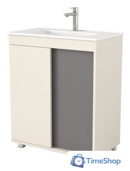  Дабер Тумба под умывальник 013 WeltWasser Deilbach 7517-70 Т13.7W.0.19 (бежевый/серый) - Изображение №1 — Интернет-магазин Time-Shop