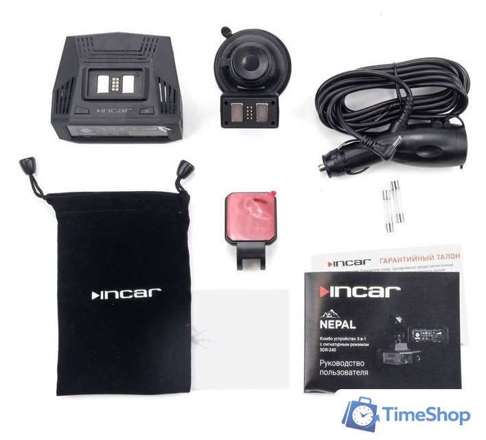 Видеорегистратор-радар детектор-GPS информатор (3в1) Incar SDR-245 Nepal / GPS - Изображение №4 — Интернет-магазин Time-Shop