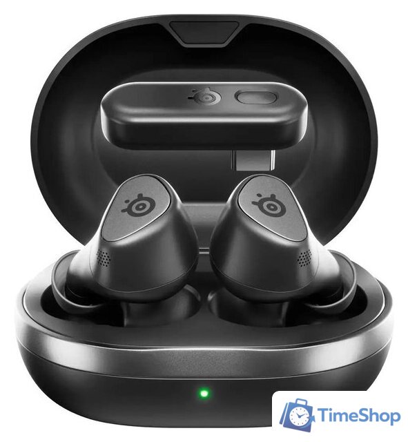 Наушники SteelSeries Arctis GameBuds (для PlayStation, черный) - Изображение №1 — Интернет-магазин Time-Shop