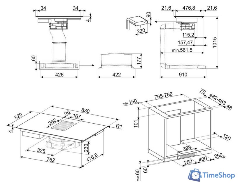 Варочная панель Smeg HOBD682D1 - Изображение №11 — Интернет-магазин Time-Shop
