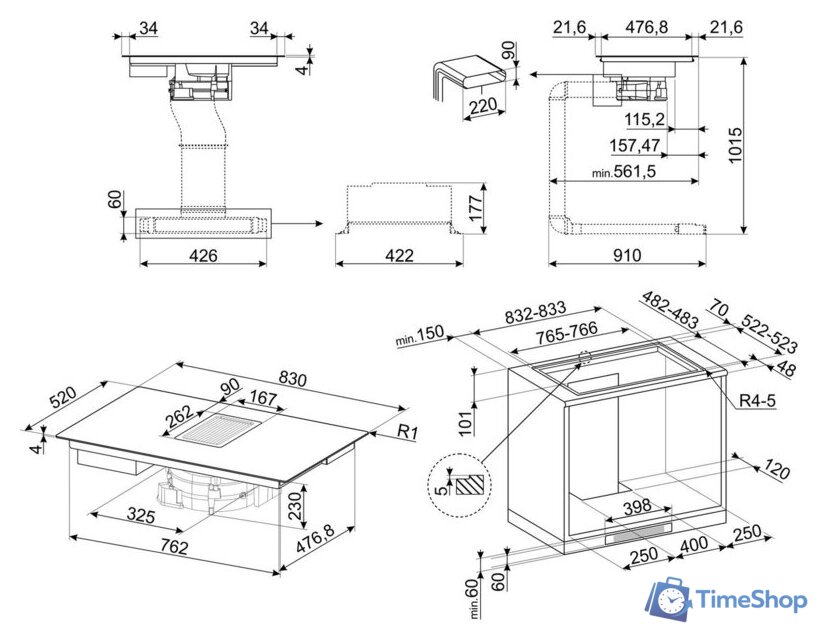 Варочная панель Smeg HOBD682D1 - Изображение №12 — Интернет-магазин Time-Shop