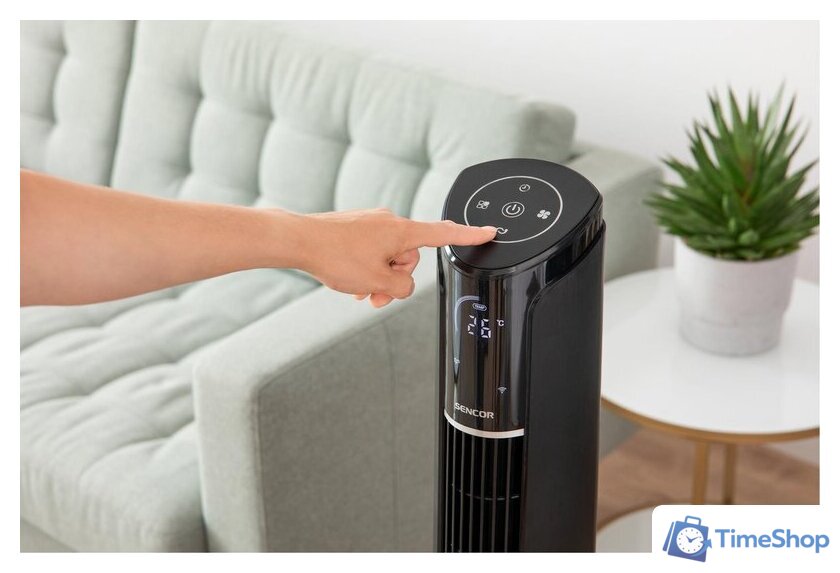 Колонный вентилятор Sencor SFT 4207BK - Изображение №10 — Интернет-магазин Time-Shop