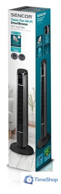 Колонный вентилятор Sencor SFT 4207BK - Изображение №12 — Интернет-магазин Time-Shop