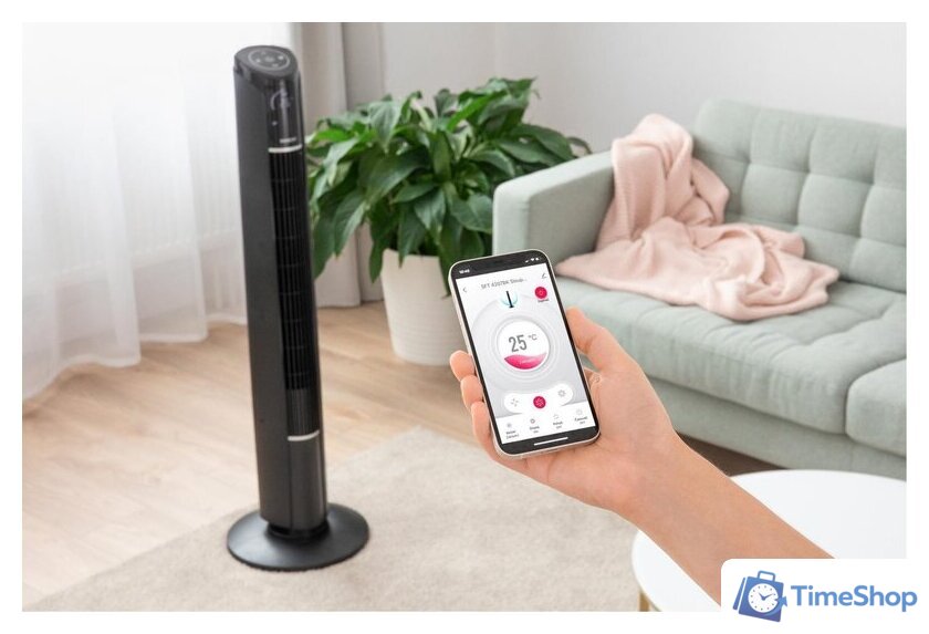 Колонный вентилятор Sencor SFT 4207BK - Изображение №8 — Интернет-магазин Time-Shop