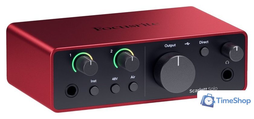Аудиоинтерфейс Focusrite Scarlett Solo (4-е поколение) - Изображение №1 — Интернет-магазин Time-Shop